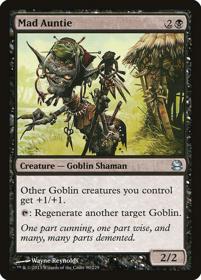Mad Auntie – Uncommon Magic: The Gathering card from Modern Masters (#90)