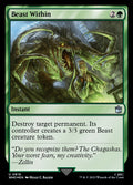 Beast Within – Uncommon Magic: The Gathering card from Doctor Who (#819)