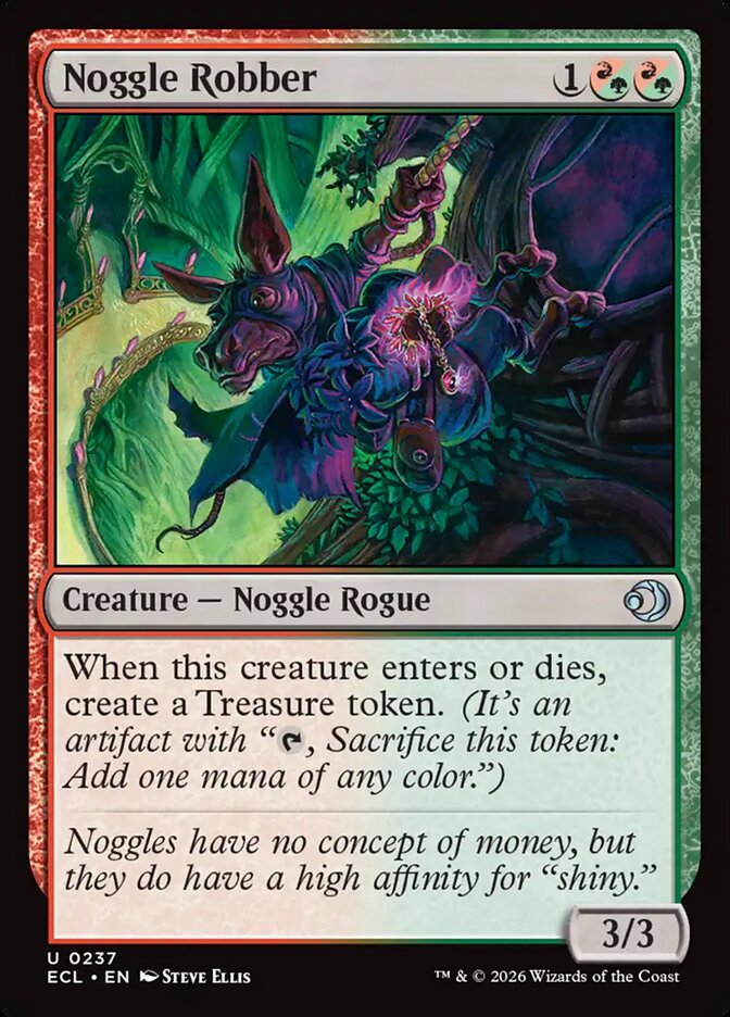 Noggle Robber – Uncommon Magic: The Gathering card from Lorwyn Eclipsed (#237)