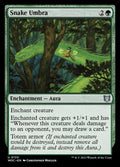 Snake Umbra – Uncommon Magic: The Gathering card from Wilds of Eldraine Commander (#133)