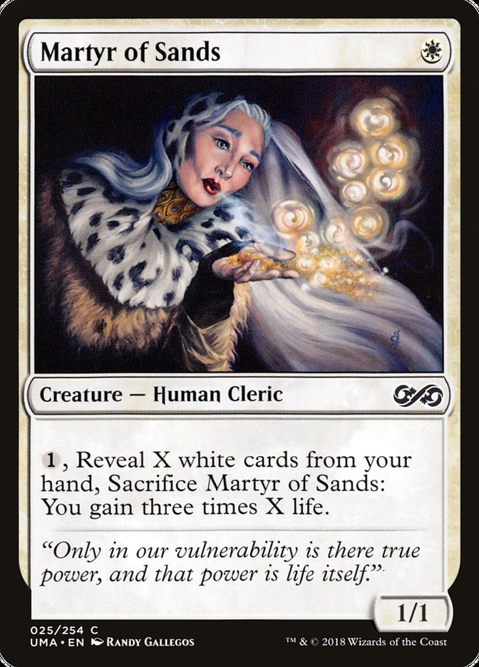 Martyr of Sands – Common Magic: The Gathering card from Ultimate Masters (#25)