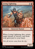 Living Lightning – Uncommon Magic: The Gathering card from Ravnica: Clue Edition (#142)