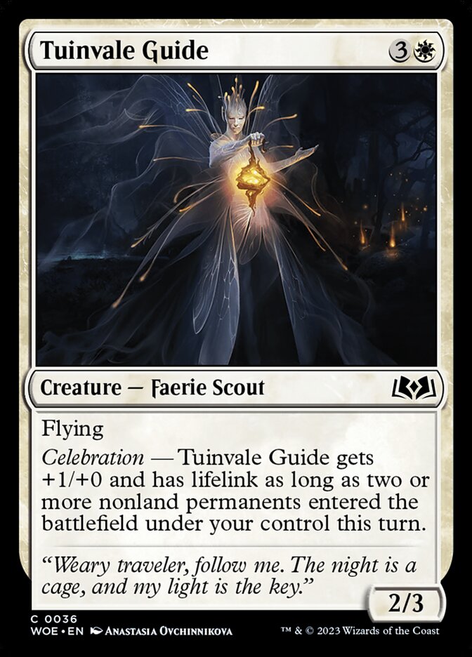 Tuinvale Guide – Common Magic: The Gathering card from Wilds of Eldraine (#36)
