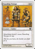 Standing Troops – Common Magic: The Gathering card from Eighth Edition (#48)