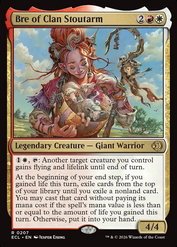 Bre of Clan Stoutarm – Rare Magic: The Gathering card from Lorwyn Eclipsed (#207)