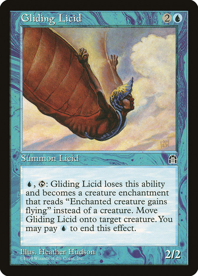 Gliding Licid – Uncommon Magic: The Gathering card from Stronghold (#31)