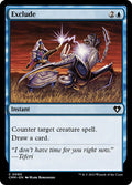 Exclude – Common Magic: The Gathering card from Commander Masters (#90)