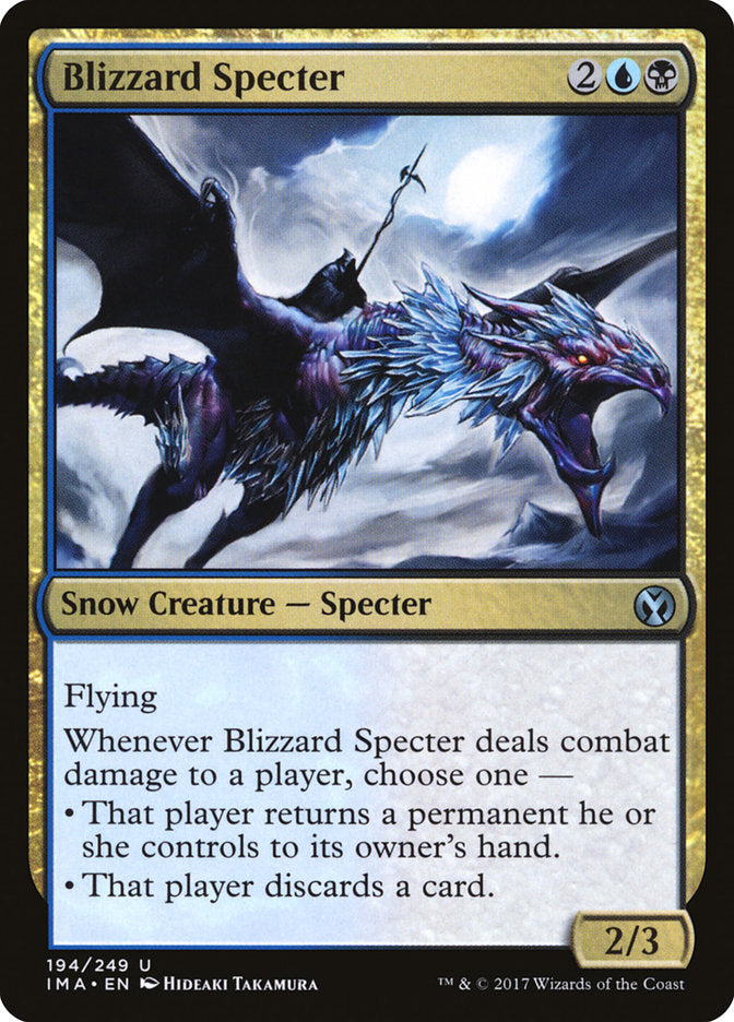 Blizzard Specter – Uncommon Magic: The Gathering card from Iconic Masters (#194)