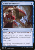 Timely Interference – Common Magic: The Gathering card from Dominaria United (#70)
