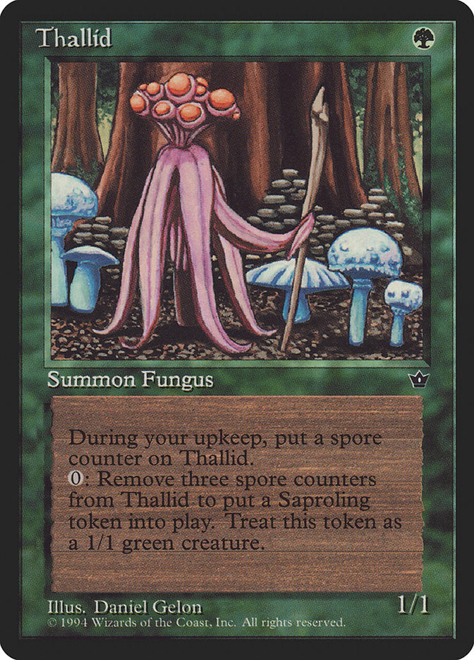 Thallid – Common Magic: The Gathering card from Fallen Empires (#74d)