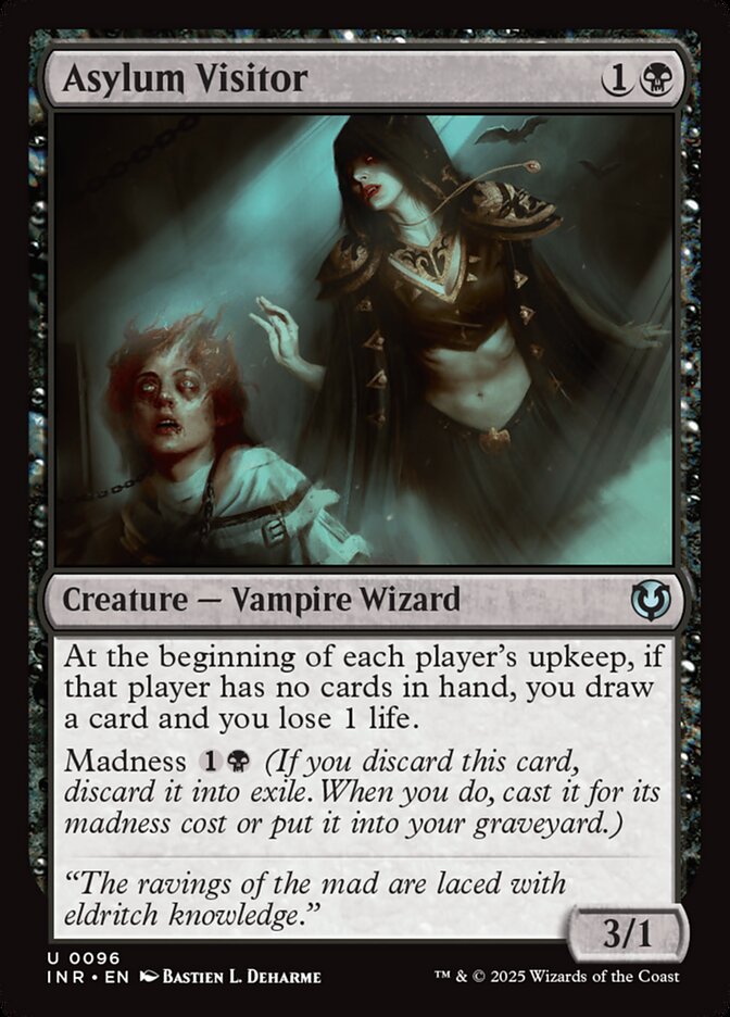 Asylum Visitor – Uncommon Magic: The Gathering card from Innistrad Remastered (#96)