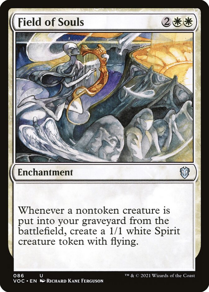 Field of Souls – Uncommon Magic: The Gathering card from Crimson Vow Commander (#86)