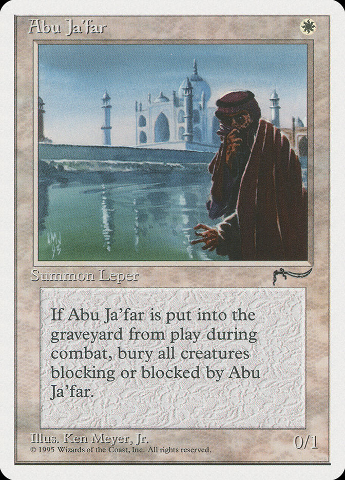 Abu Ja'far – Uncommon Magic: The Gathering card from Chronicles (#1)