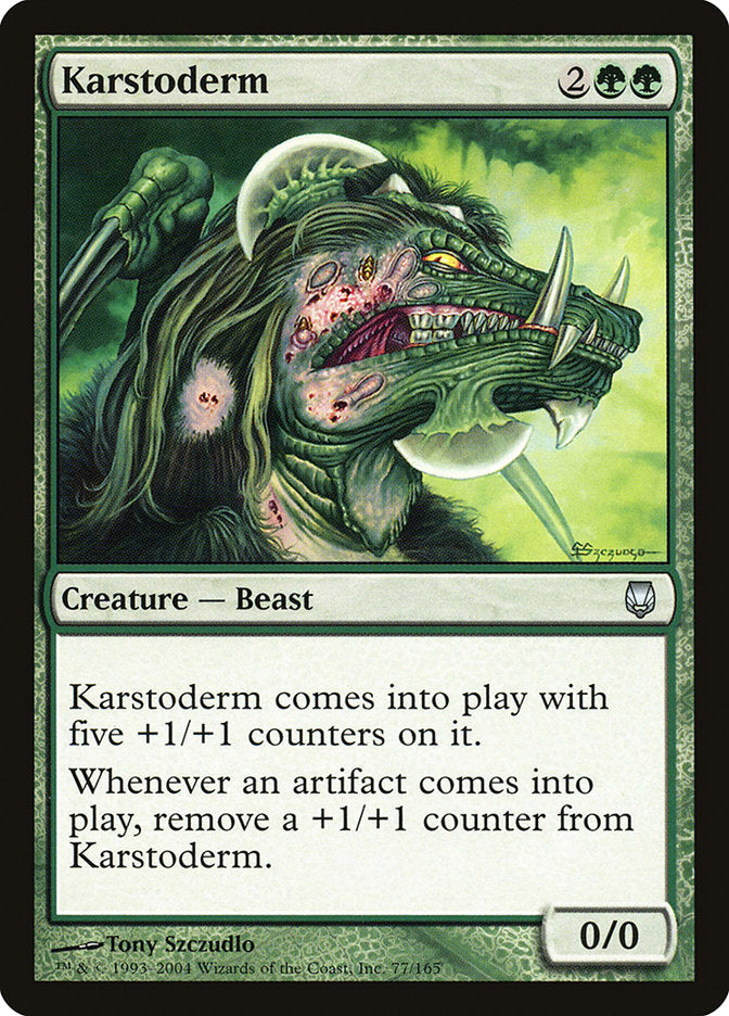 Karstoderm – Uncommon Magic: The Gathering card from Darksteel (#77)
