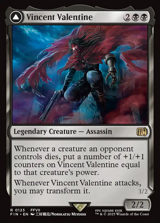 Vincent Valentine // Galian Beast – Rare Magic: The Gathering card from Final Fantasy (#125)