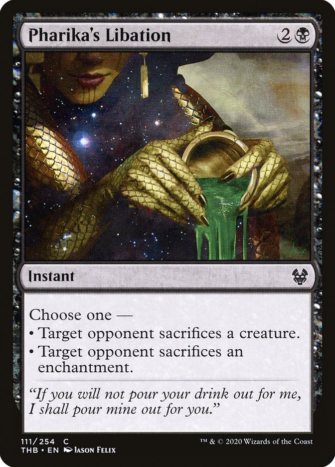 Pharika's Libation – Common Magic: The Gathering card from Theros Beyond Death (#111)