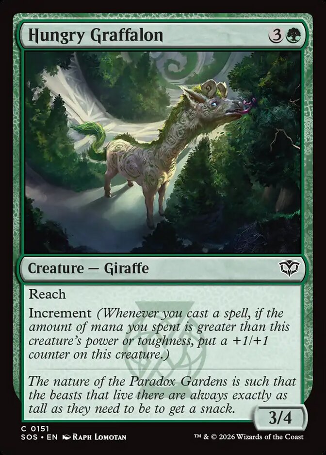 Hungry Graffalon – Common Magic: The Gathering card from Secrets of Strixhaven (#151)