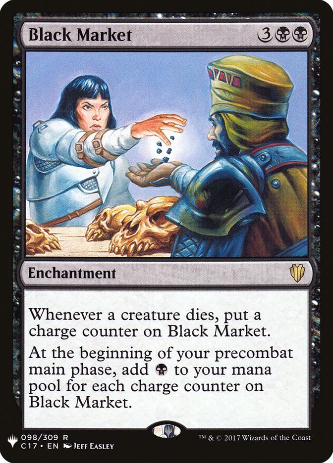 Black Market – Rare Magic: The Gathering card from The List (#C17-98)