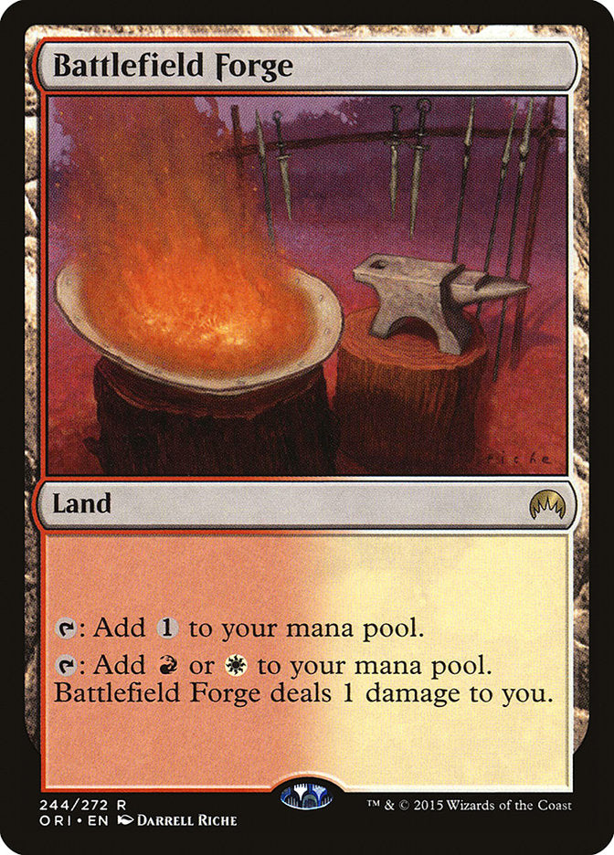 Battlefield Forge – Rare Magic: The Gathering card from Magic Origins (#244)