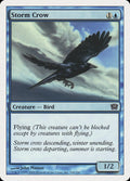Storm Crow – Common Magic: The Gathering card from Ninth Edition (#100)