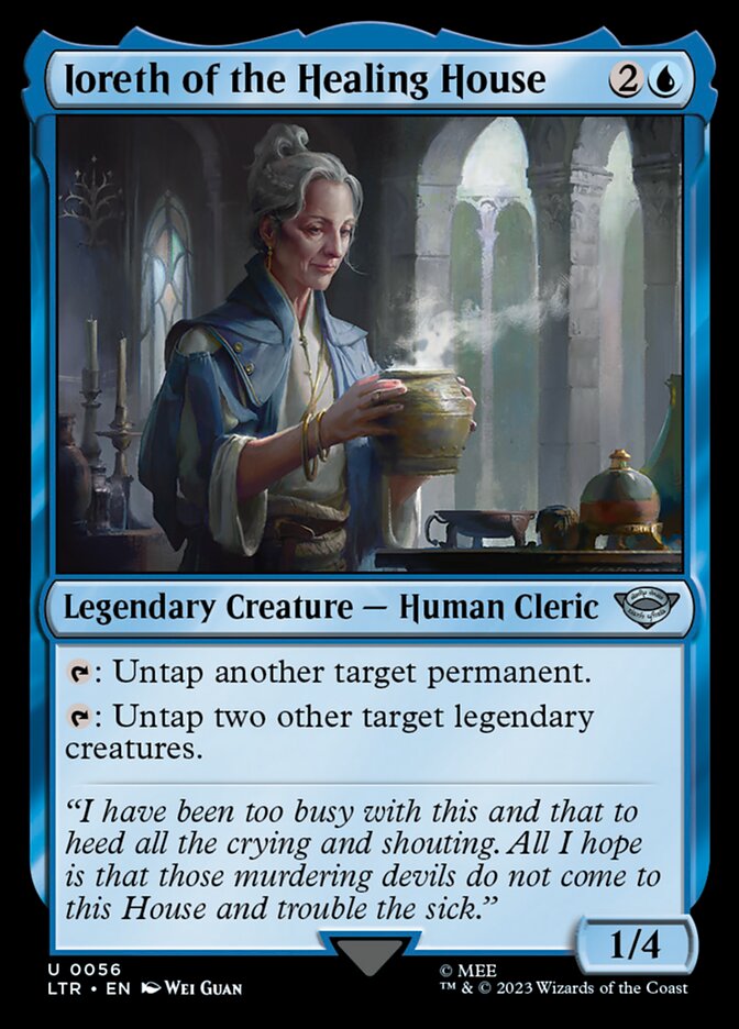 Ioreth of the Healing House – Uncommon Magic: The Gathering card from The Lord of the Rings: Tales of Middle-earth (#56)