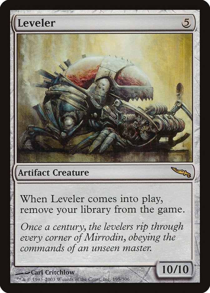 Leveler – Rare Magic: The Gathering card from Mirrodin (#195)
