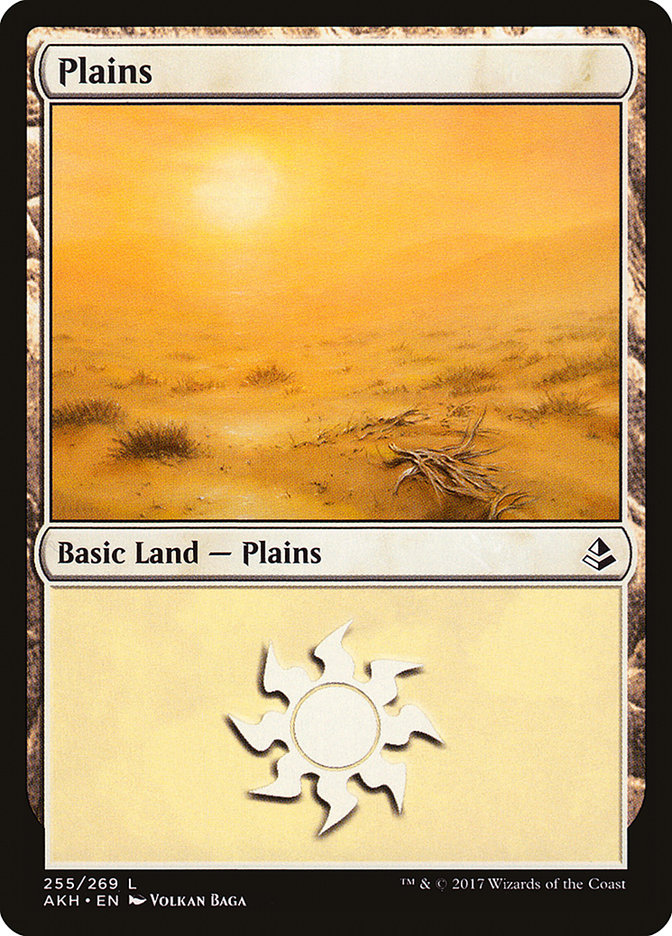 Plains – Common Magic: The Gathering card from Amonkhet (#255)