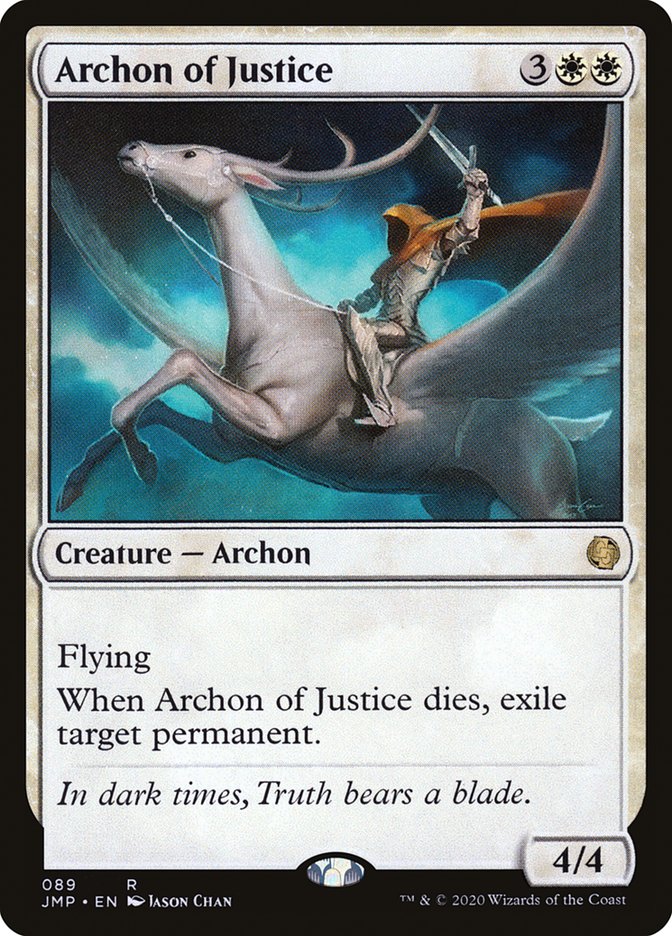 Archon of Justice – Rare Magic: The Gathering card from Jumpstart (#89)