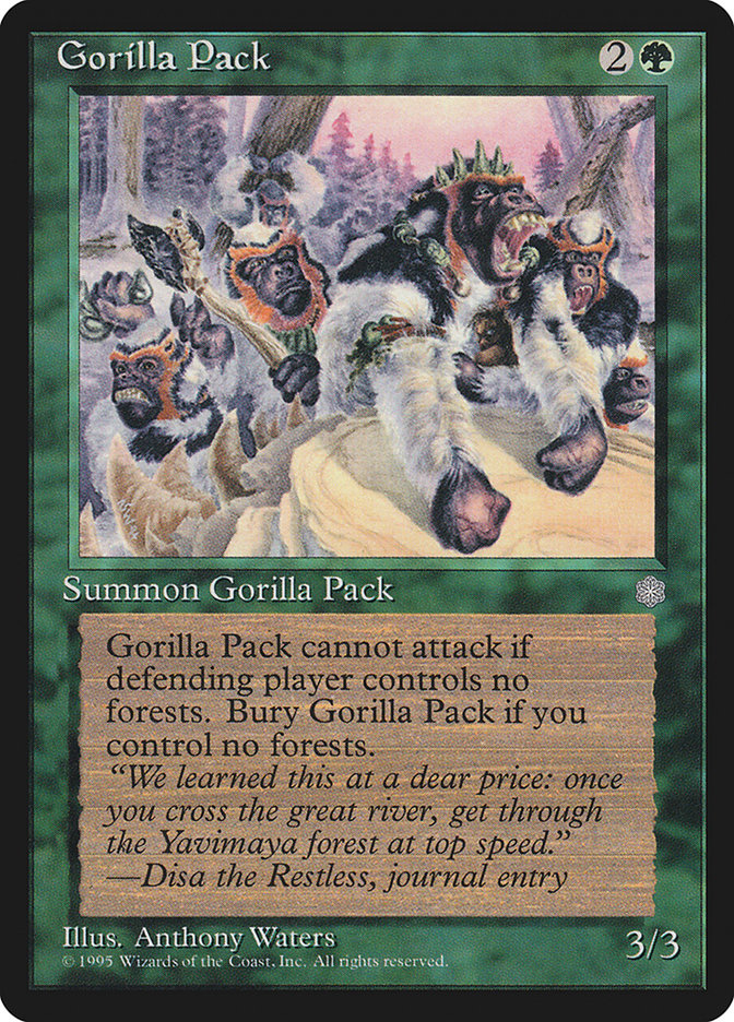 Gorilla Pack – Common Magic: The Gathering card from Ice Age (#247)