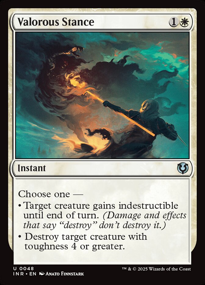 Valorous Stance – Uncommon Magic: The Gathering card from Innistrad Remastered (#48)