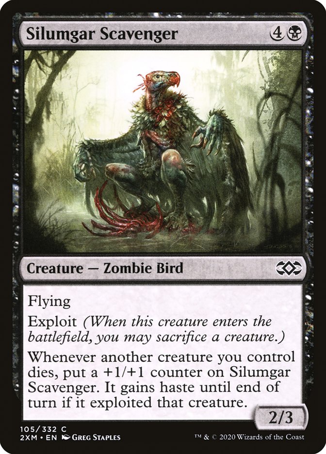 Silumgar Scavenger – Common Magic: The Gathering card from Double Masters (#105)