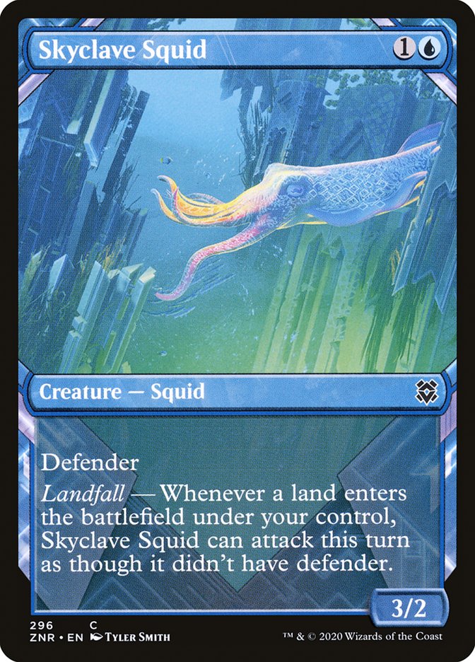 Skyclave Squid – Common Magic: The Gathering card from Zendikar Rising (#296)