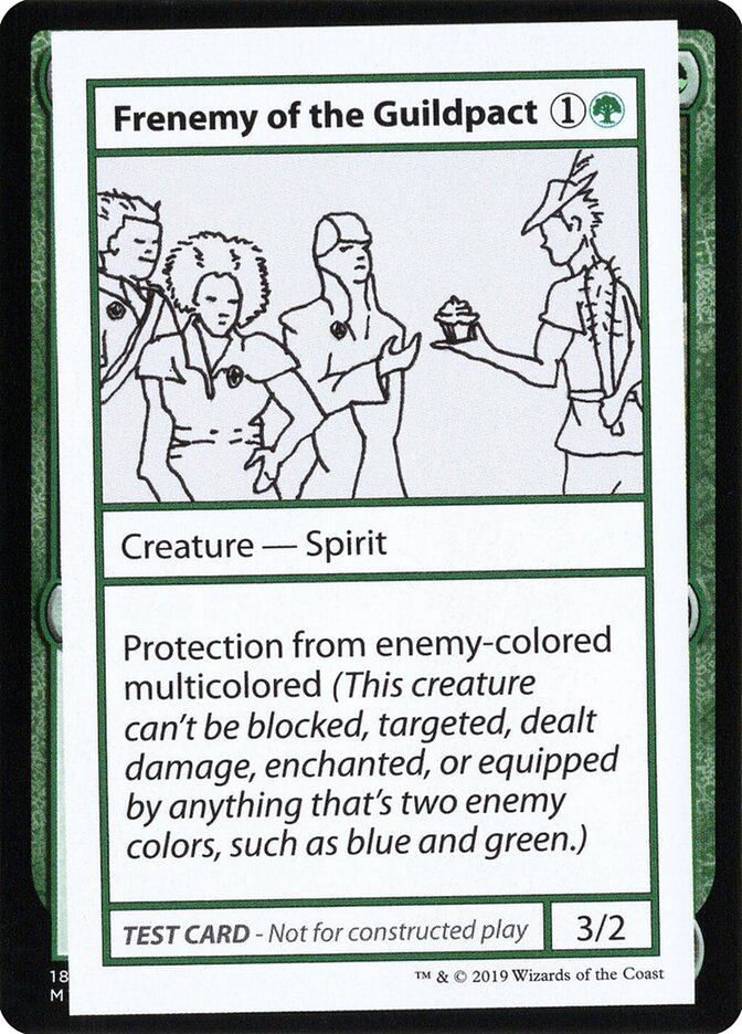 Frenemy of the Guildpact – Rare Magic: The Gathering card from Mystery Booster Playtest Cards 2021 (#74)