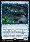 Chrome Host Seedshark – Rare Magic: The Gathering card from Edge of Eternities Commander (#68)