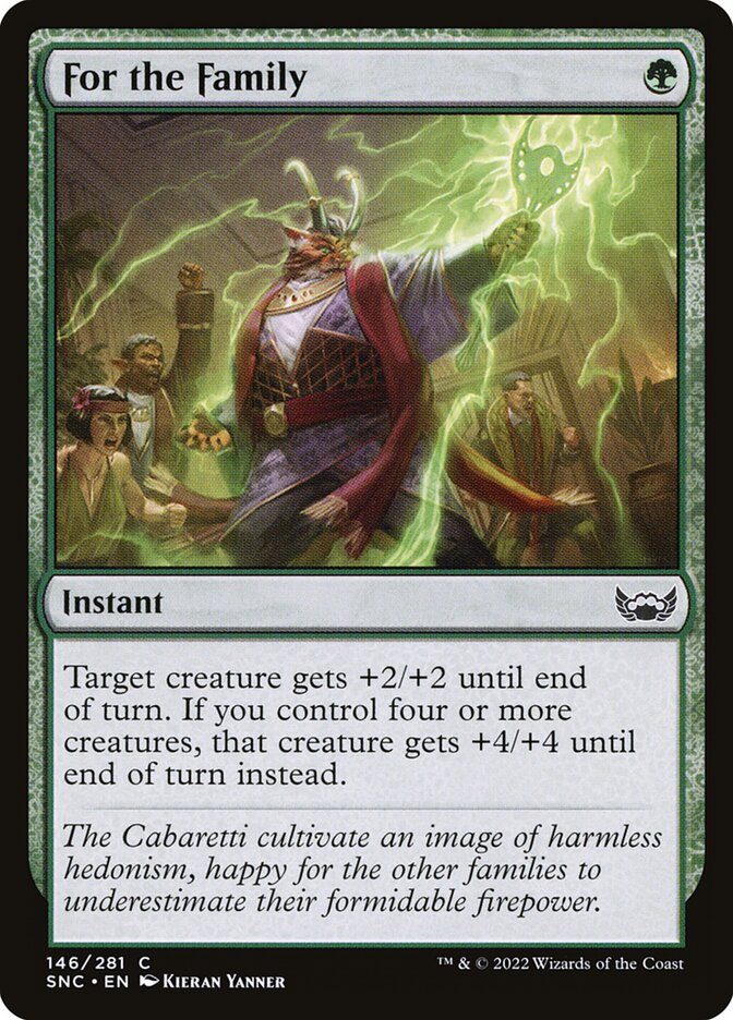 For the Family – Common Magic: The Gathering card from Streets of New Capenna (#146)