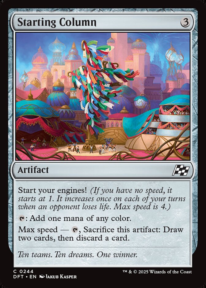Starting Column – Common Magic: The Gathering card from Aetherdrift (#244)