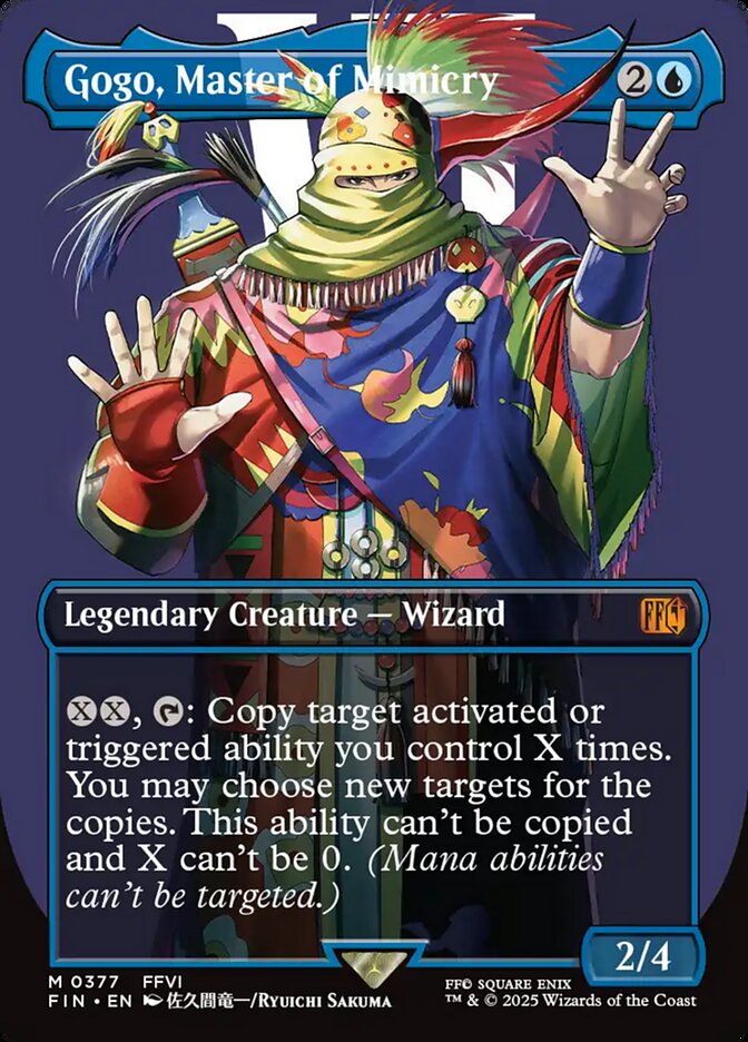Gogo, Master of Mimicry – Mythic Magic: The Gathering card from Final Fantasy (#377)