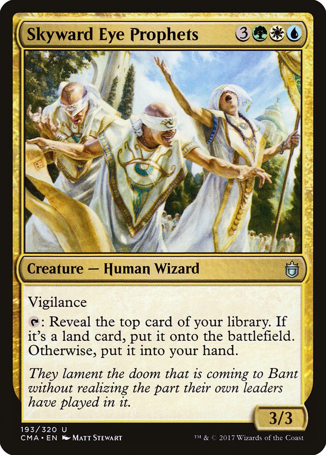 Skyward Eye Prophets – Uncommon Magic: The Gathering card from Commander Anthology (#193)