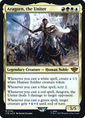 Aragorn, the Uniter – Mythic Magic: The Gathering card from Tales of Middle-earth Promos (#192s)