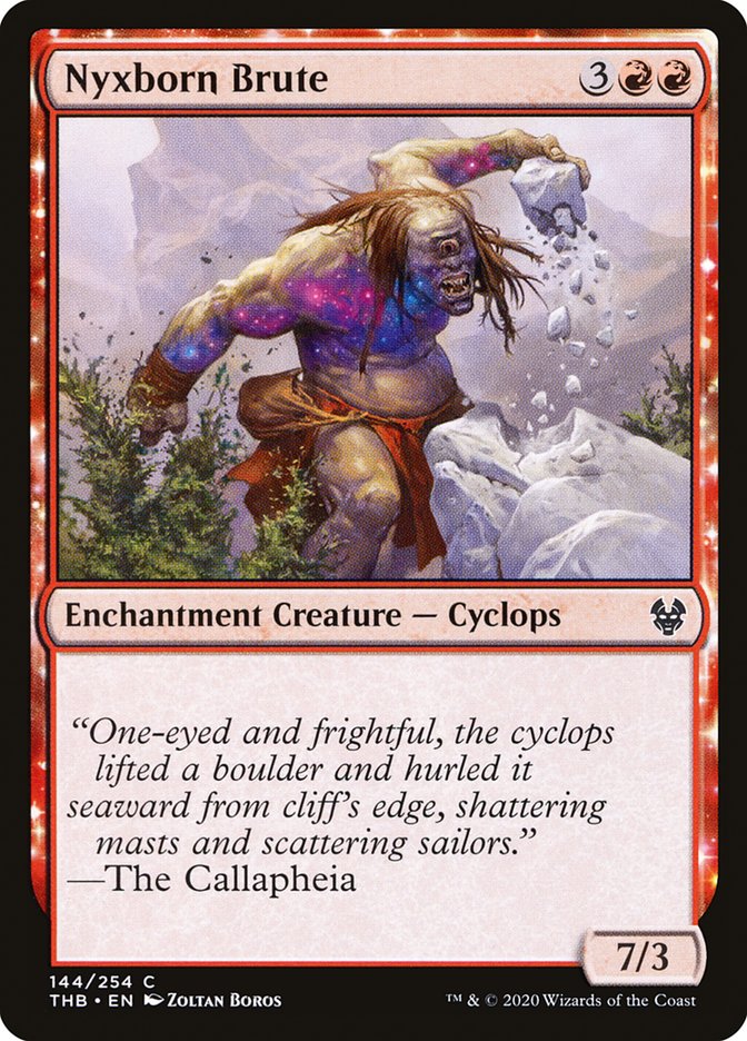 Nyxborn Brute – Common Magic: The Gathering card from Theros Beyond Death (#144)