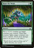 Hunt the Weak – Common Magic: The Gathering card from Rivals of Ixalan (#133)