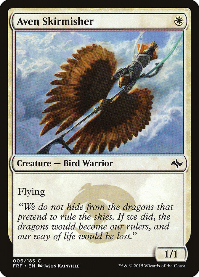 Aven Skirmisher – Common Magic: The Gathering card from Fate Reforged (#6)