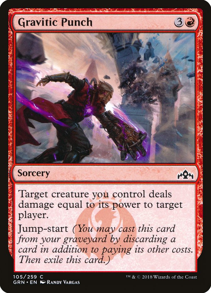 Gravitic Punch – Common Magic: The Gathering card from Guilds of Ravnica (#105)
