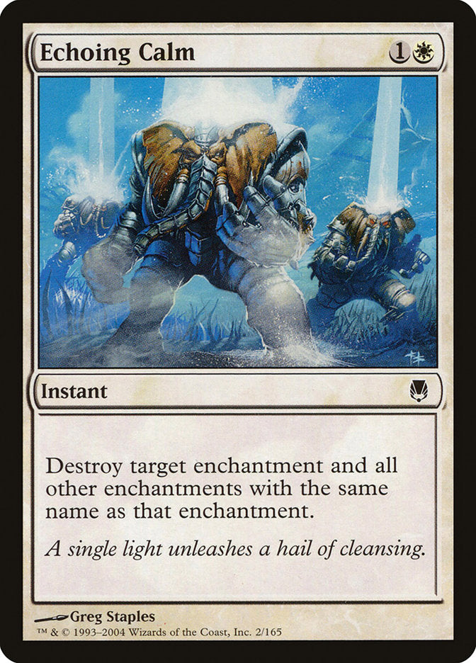 Echoing Calm – Common Magic: The Gathering card from Darksteel (#2)