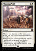 Akroma's Will – Rare Magic: The Gathering card from Modern Horizons 3 Commander (#165)