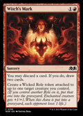 Witch's Mark – Common Magic: The Gathering card from Wilds of Eldraine (#158)