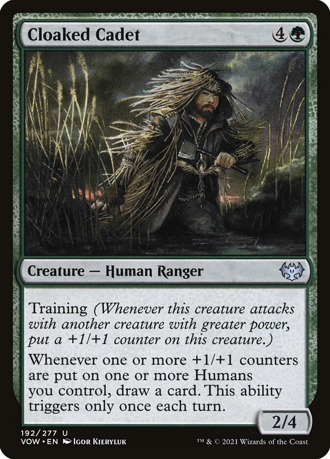 Cloaked Cadet – Uncommon Magic: The Gathering card from Innistrad: Crimson Vow (#192)