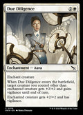Due Diligence – Common Magic: The Gathering card from Murders at Karlov Manor (#14)