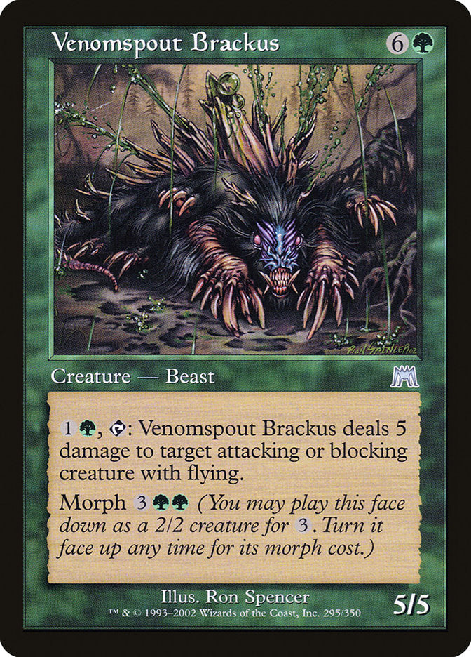 Venomspout Brackus – Uncommon Magic: The Gathering card from Onslaught (#295)