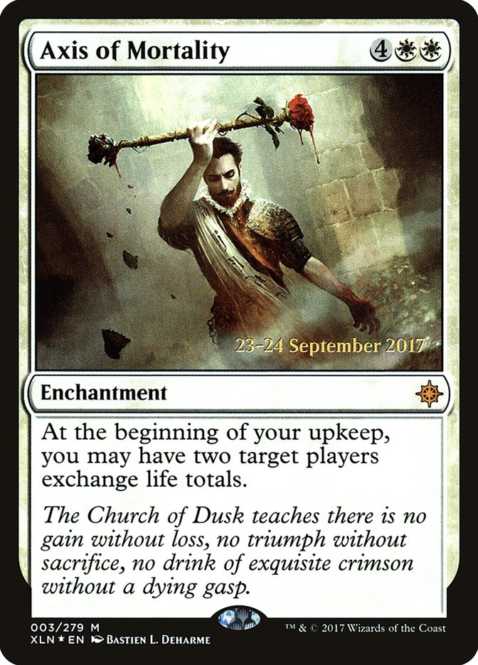 Axis of Mortality – Mythic Magic: The Gathering card from Ixalan Promos (#3s)